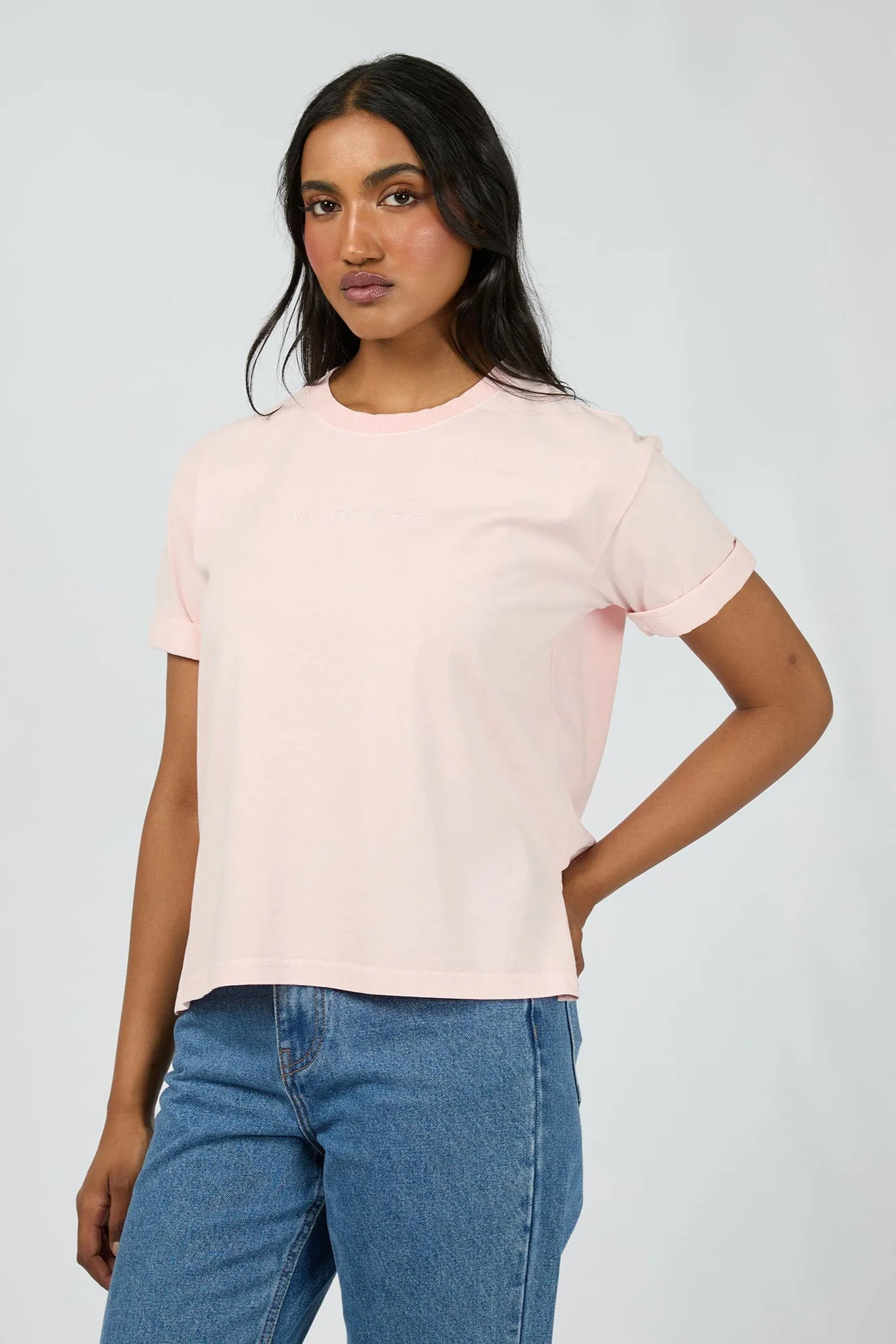 All About Eve AAE Washed Tee Light Pink sold by Shine On product image thumbnail 2