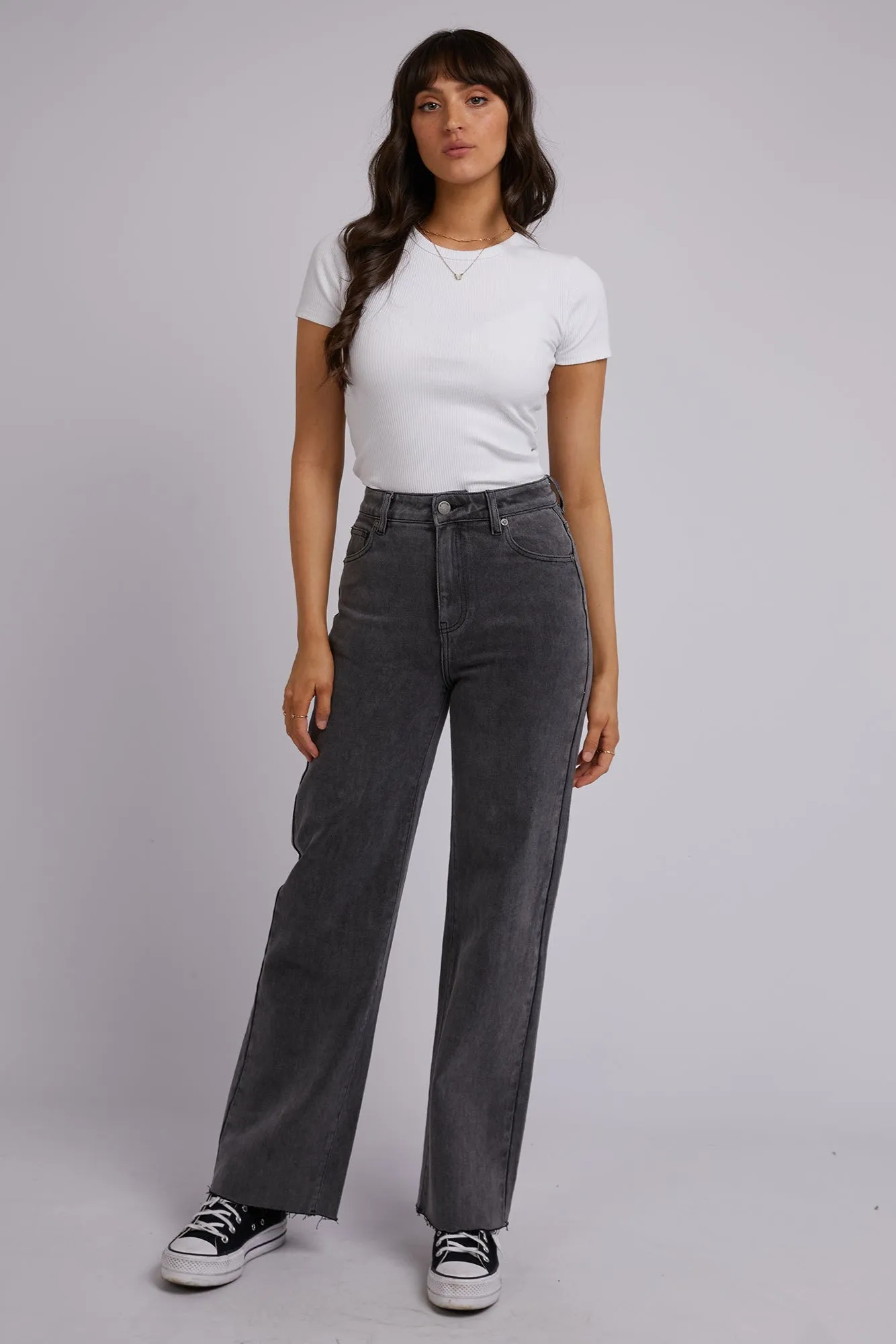 All About Eve Skye Comfort Jean Washed Black sold by Shine On