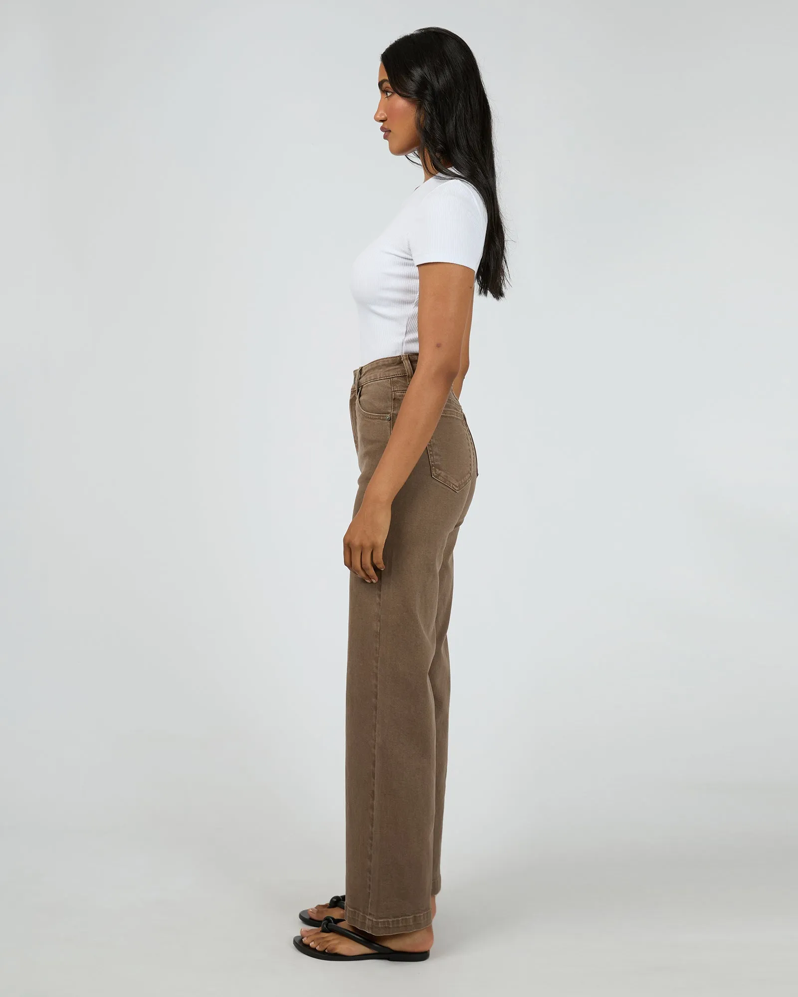 All About Eve Jacqui Wide Leg Cocoa sold by Shine On product image thumbnail 3