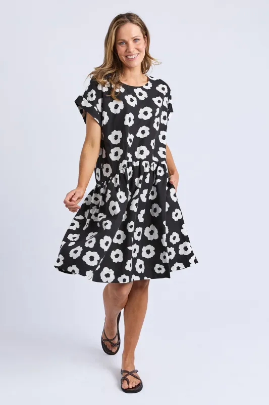 Elm Azalea Midi Dress Black sold by Shine On