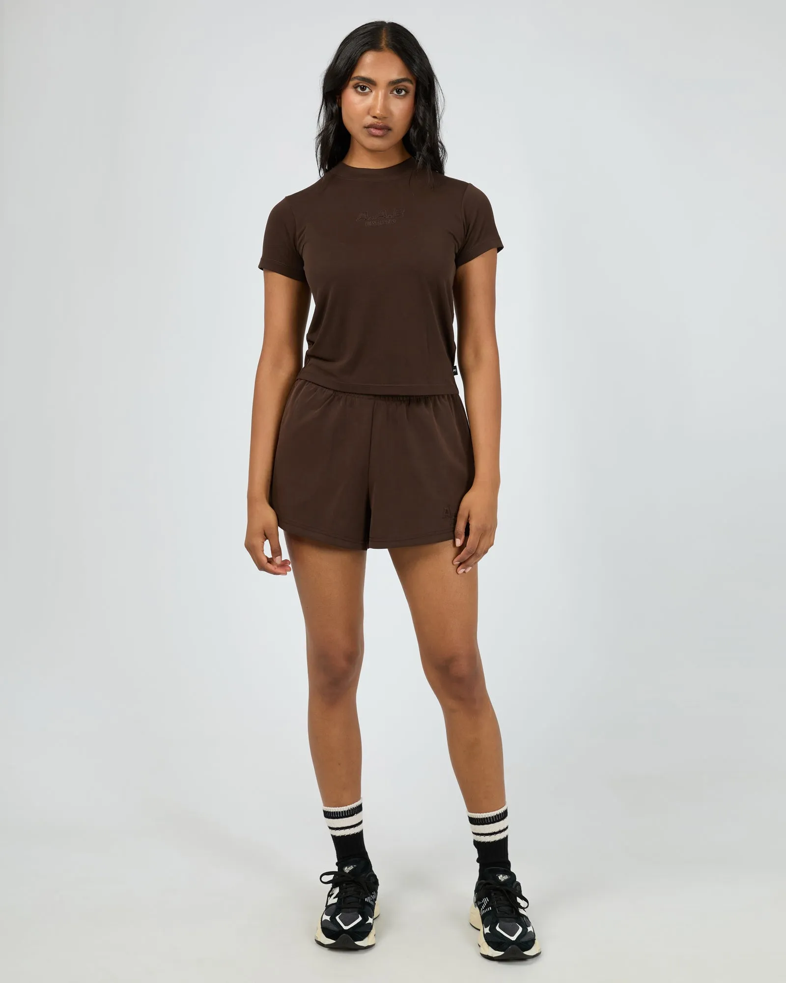 All About Eve Luxe Active Tee Brown sold by Shine On product image thumbnail 3