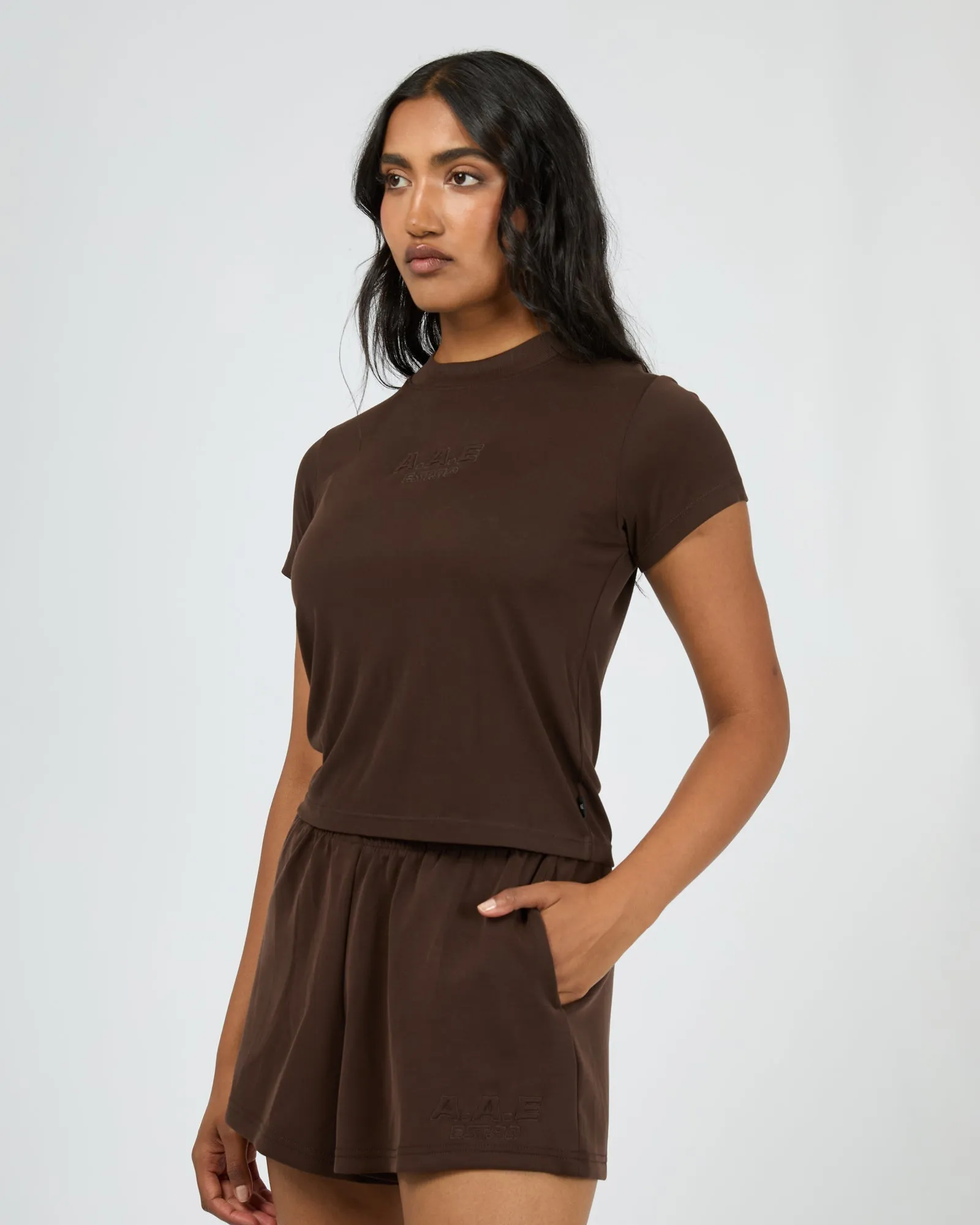 All About Eve Luxe Active Tee Brown sold by Shine On product image thumbnail 4