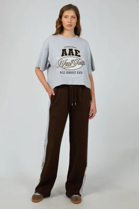 All About Eve Athletica Panel Track Pant Brown sold by Shine On