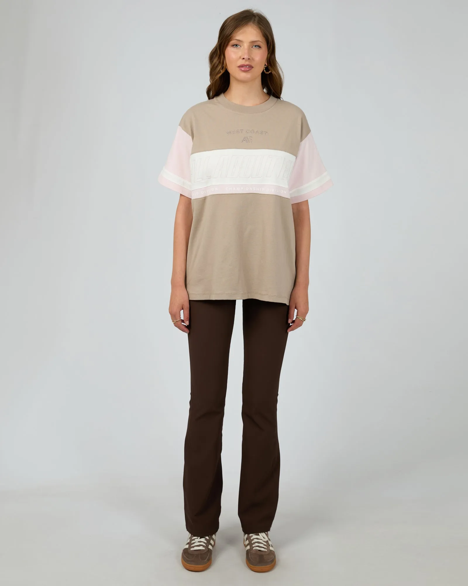 All About Eve Performance Relaxed Tee Stone sold by Shine On product image thumbnail 4