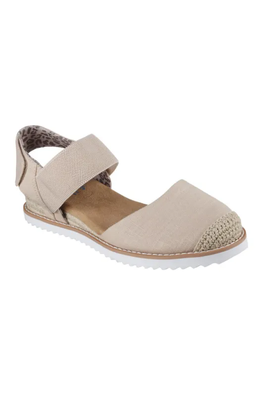 Skechers Desert Kiss Sun Shining Sandal Natural sold by Shine On