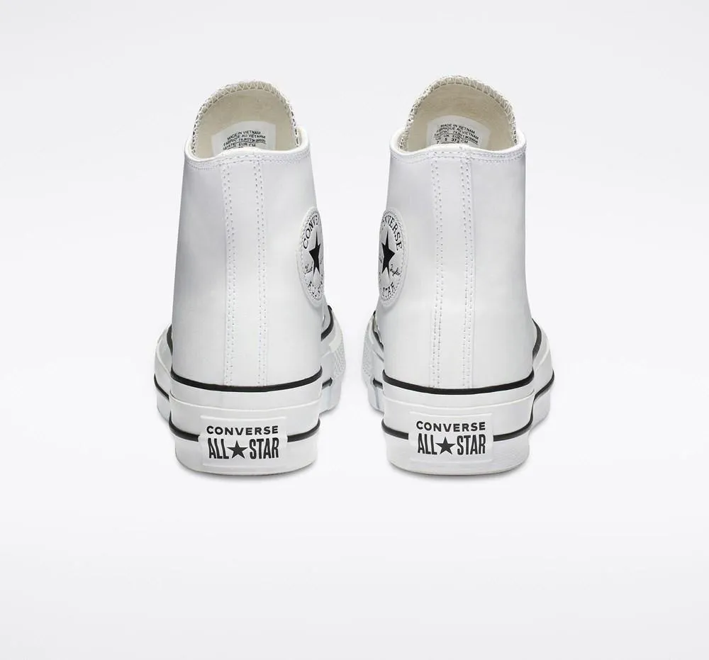 Converse Chuck Taylor All Star Lift Leather High White sold by Shine On product image thumbnail 3