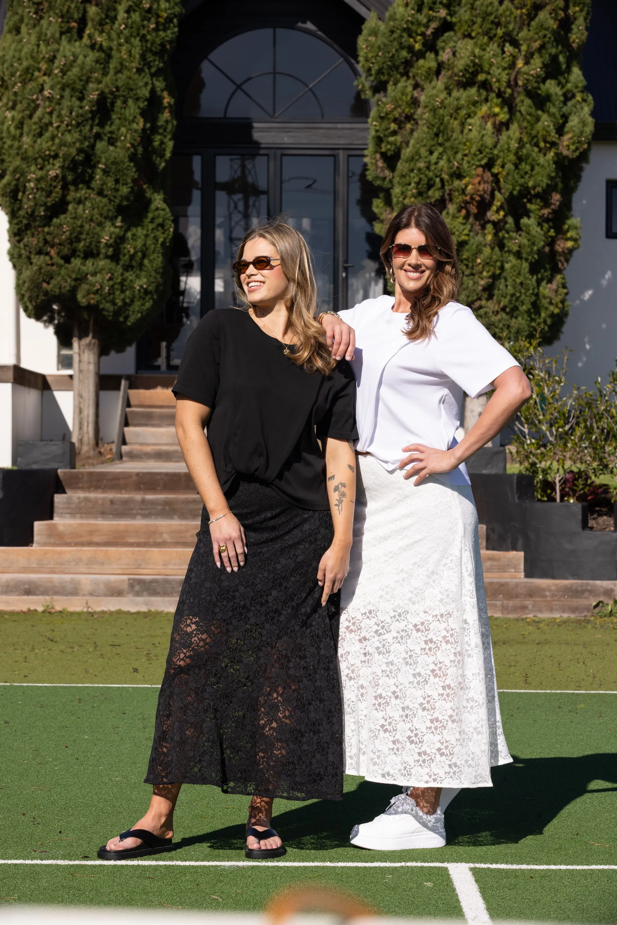 Ayva Opel Lace Maxi Skirt White Preorder Late September sold by Shine On product image thumbnail 3