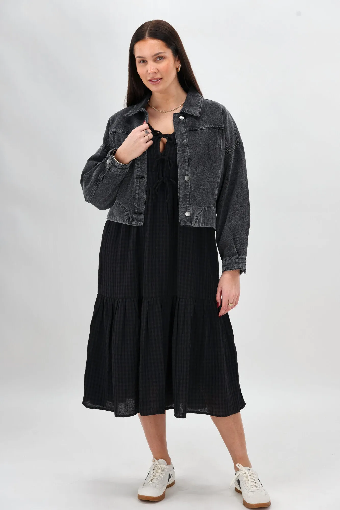 Shine On Label Joyce Dress Black sold by Shine On