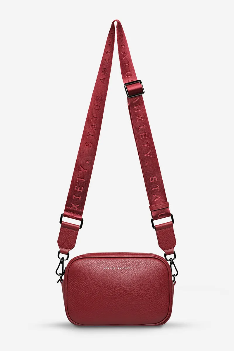 Status Anxiety Plunder With Webbed Strap Rouge sold by Shine On product image thumbnail 2