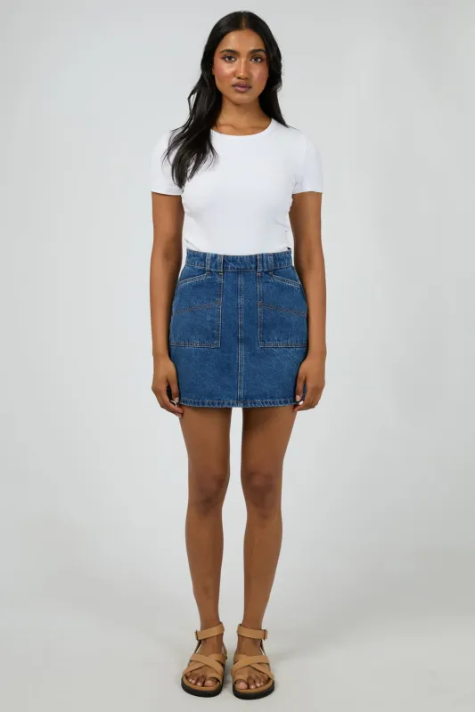 All About Eve Becca Skirt Heritage Blue sold by Shine On