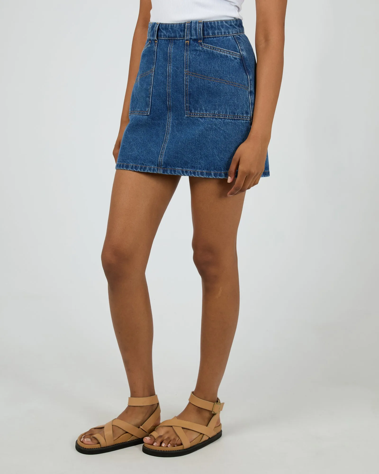 All About Eve Becca Skirt Heritage Blue sold by Shine On product image thumbnail 5