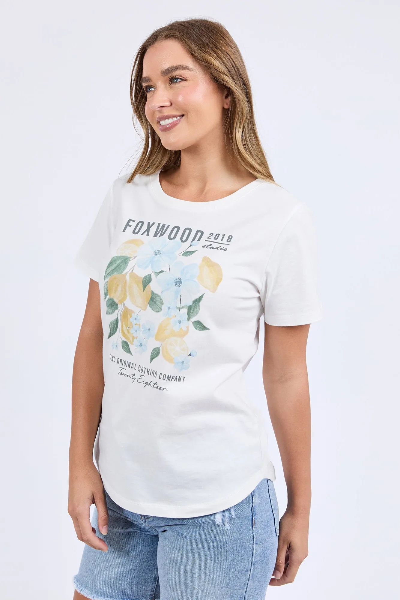 Foxwood Limoncello Tee Vintage White sold by Shine On product image thumbnail 3