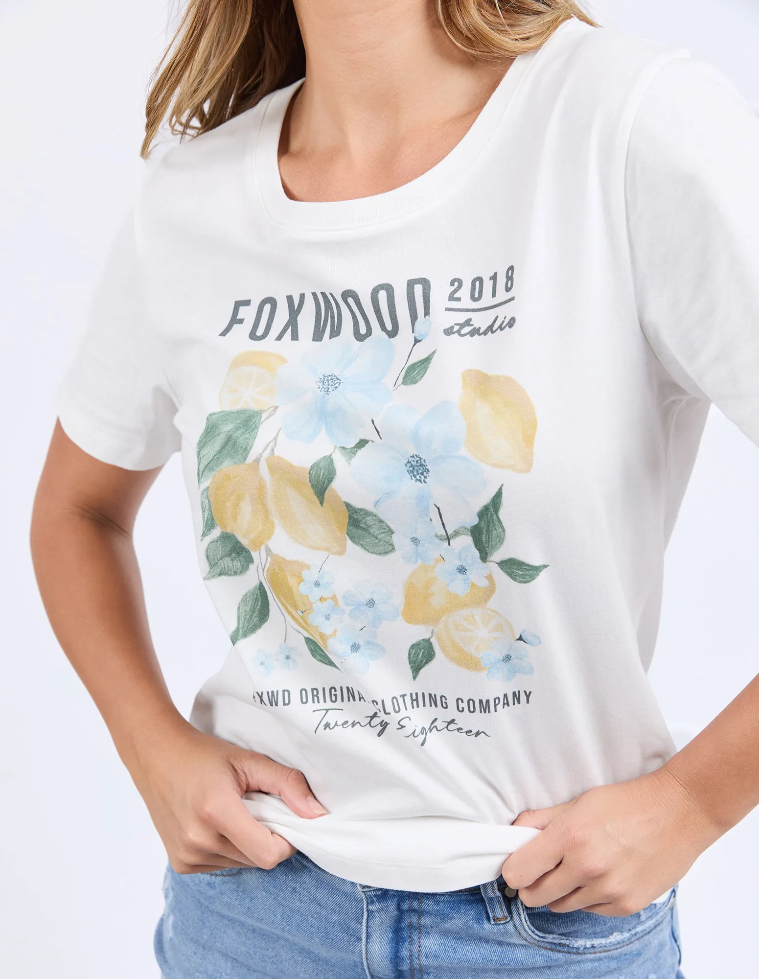 Foxwood Limoncello Tee Vintage White sold by Shine On product image thumbnail 4