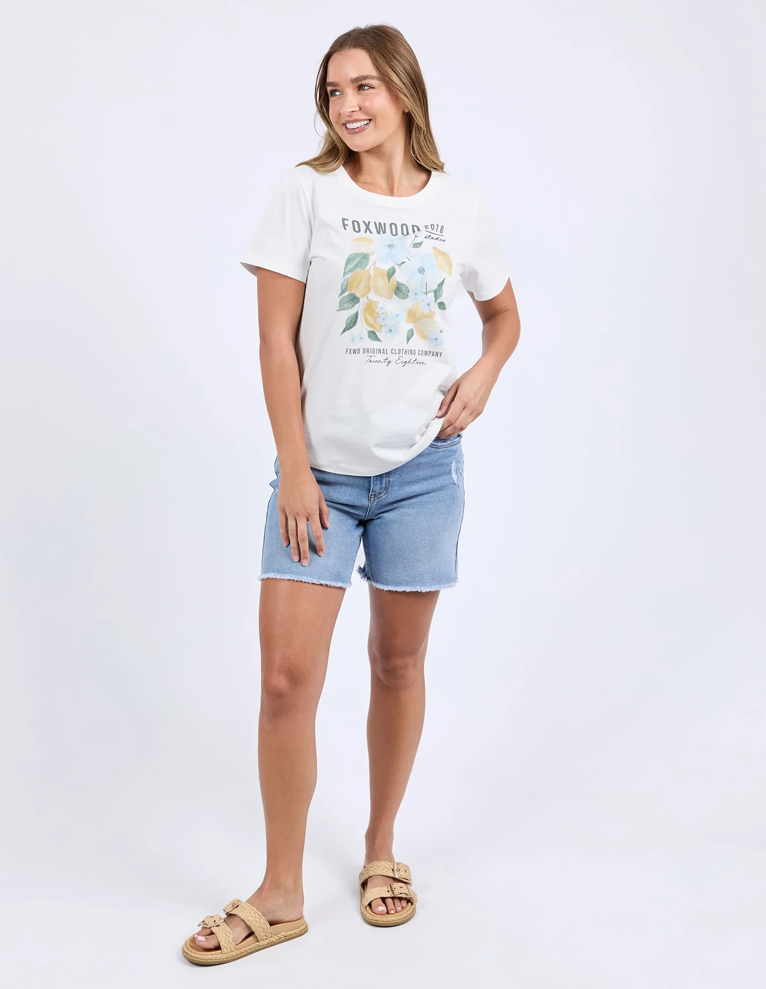 Foxwood Limoncello Tee Vintage White sold by Shine On product image thumbnail 5