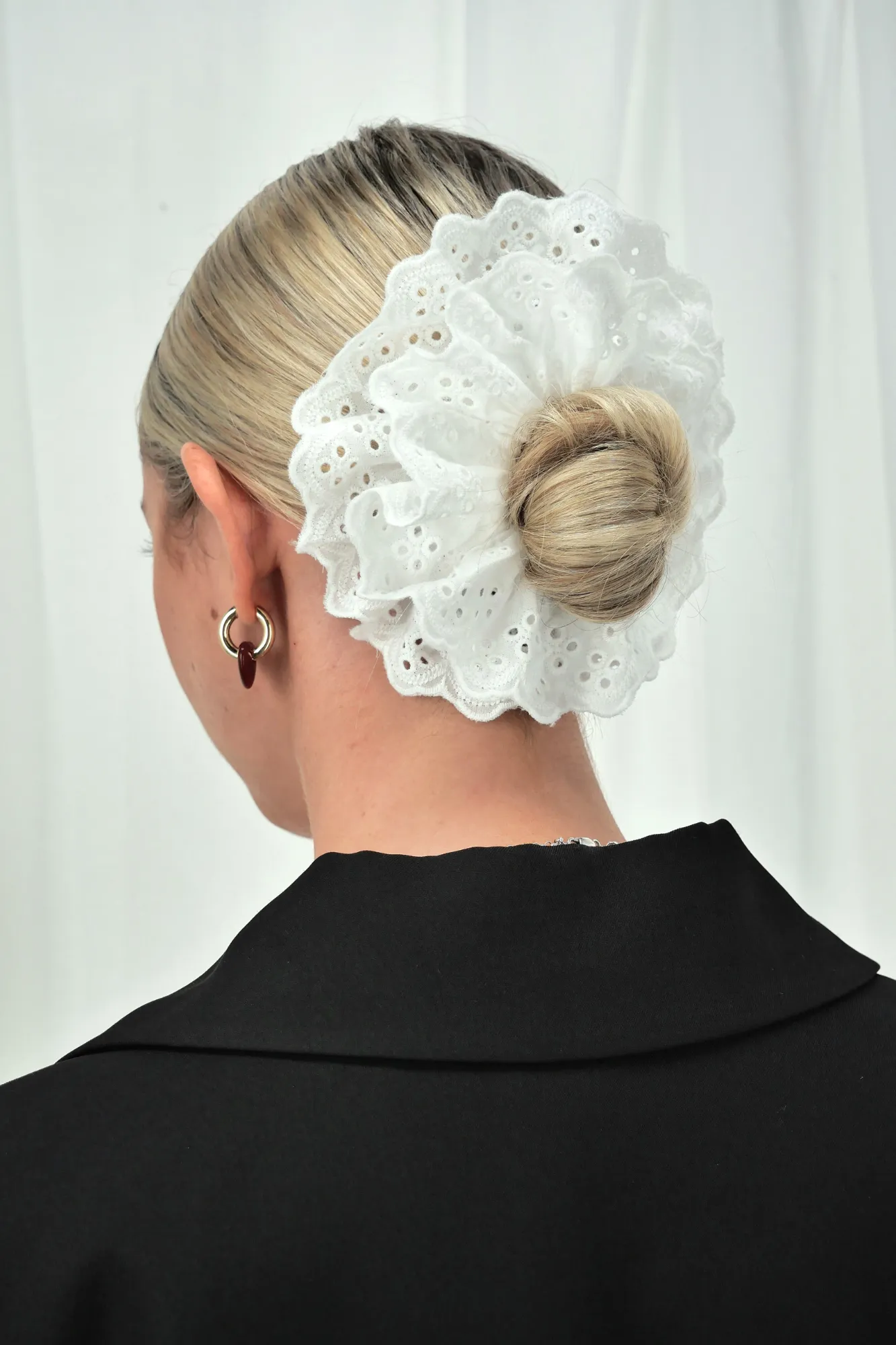 All About Eve Lola Broderie Scrunchie Vintage White sold by Shine On product image thumbnail 2