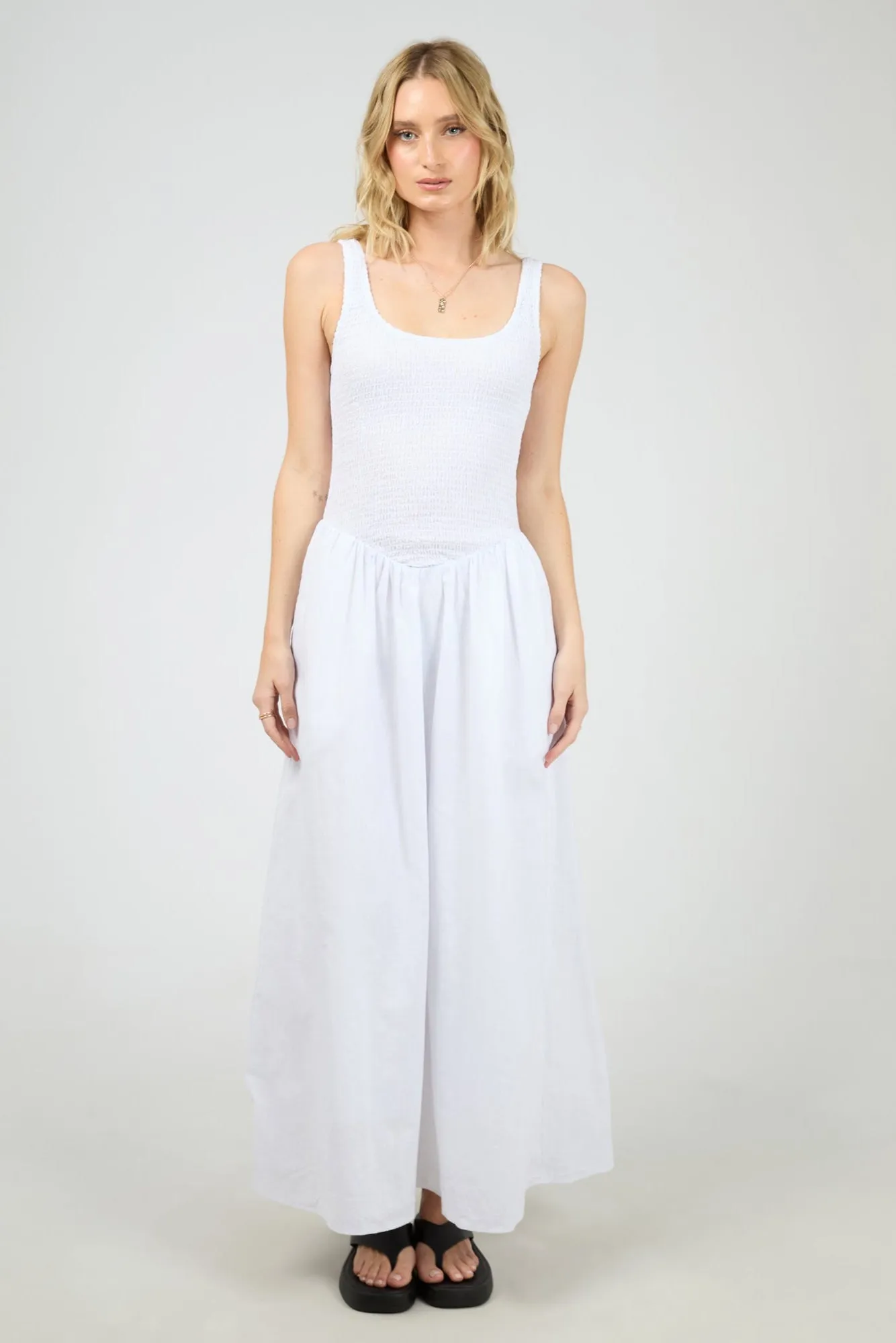All About Eve Essential Maxi Dress White sold by Shine On product image thumbnail 2