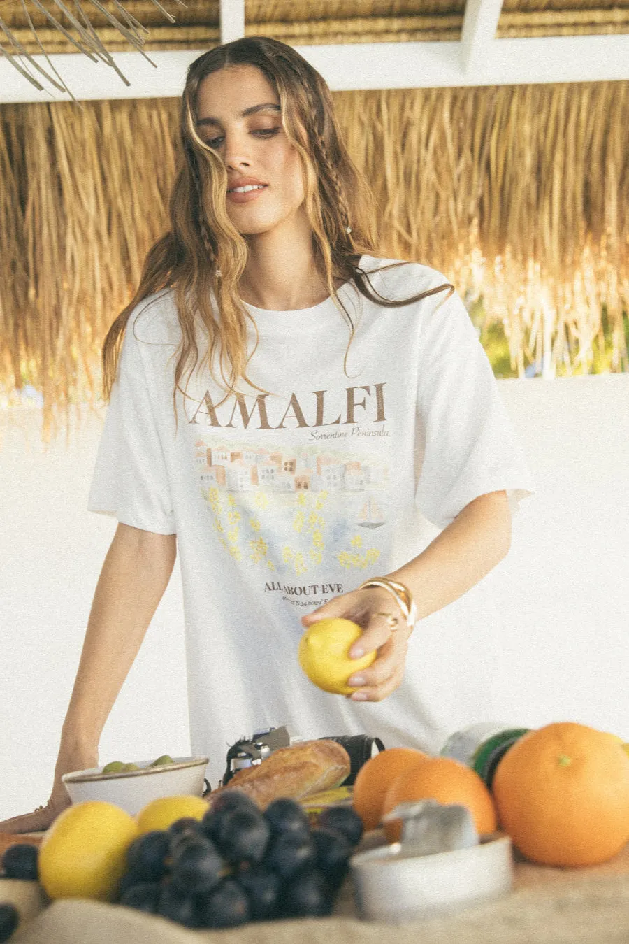 All About Eve Amalfi Relaxed Tee Vintage White sold by Shine On product image thumbnail 2