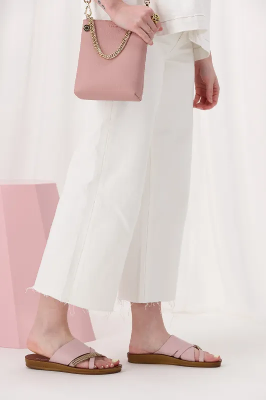 Los Cabos Bride Sandal Pink made by Shine On