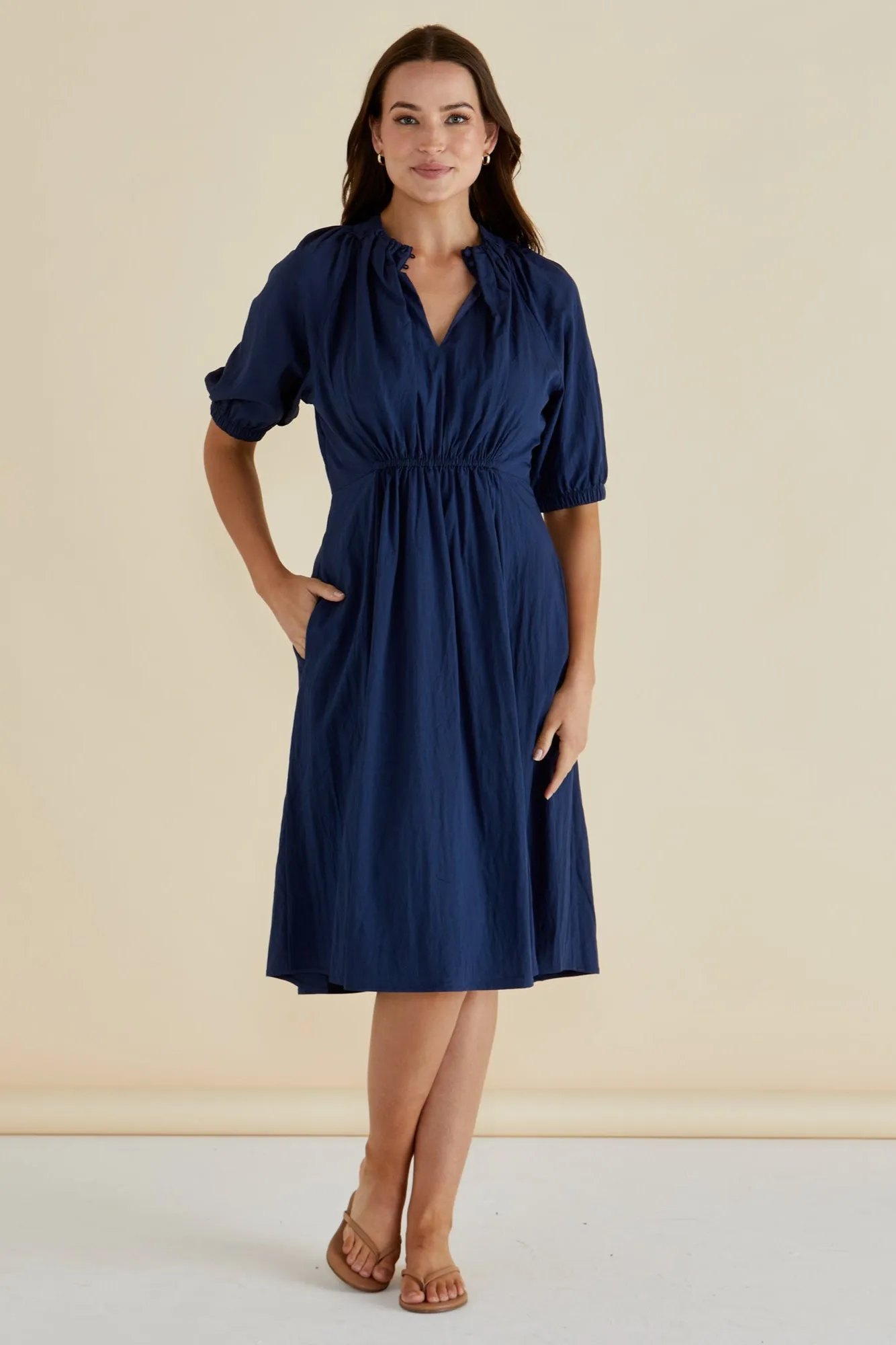 Betty Basics Emery Dress Navy Blue sold by Shine On product image thumbnail 2