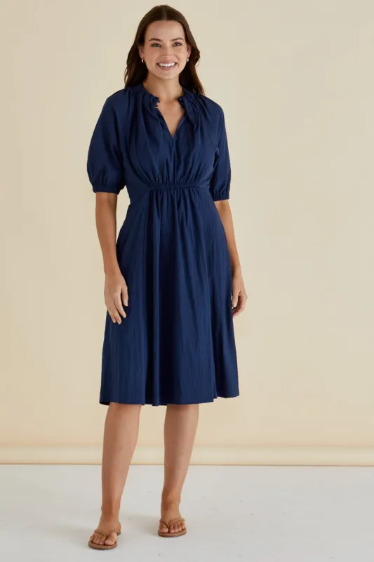 Betty Basics Emery Dress Navy Blue sold by Shine On