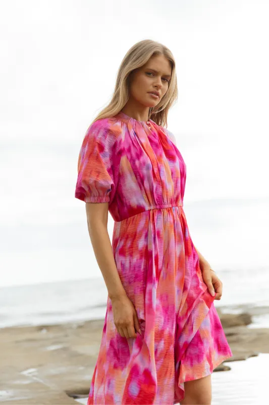 Betty Basics Emery Dress Floral Abstract Print sold by Shine On