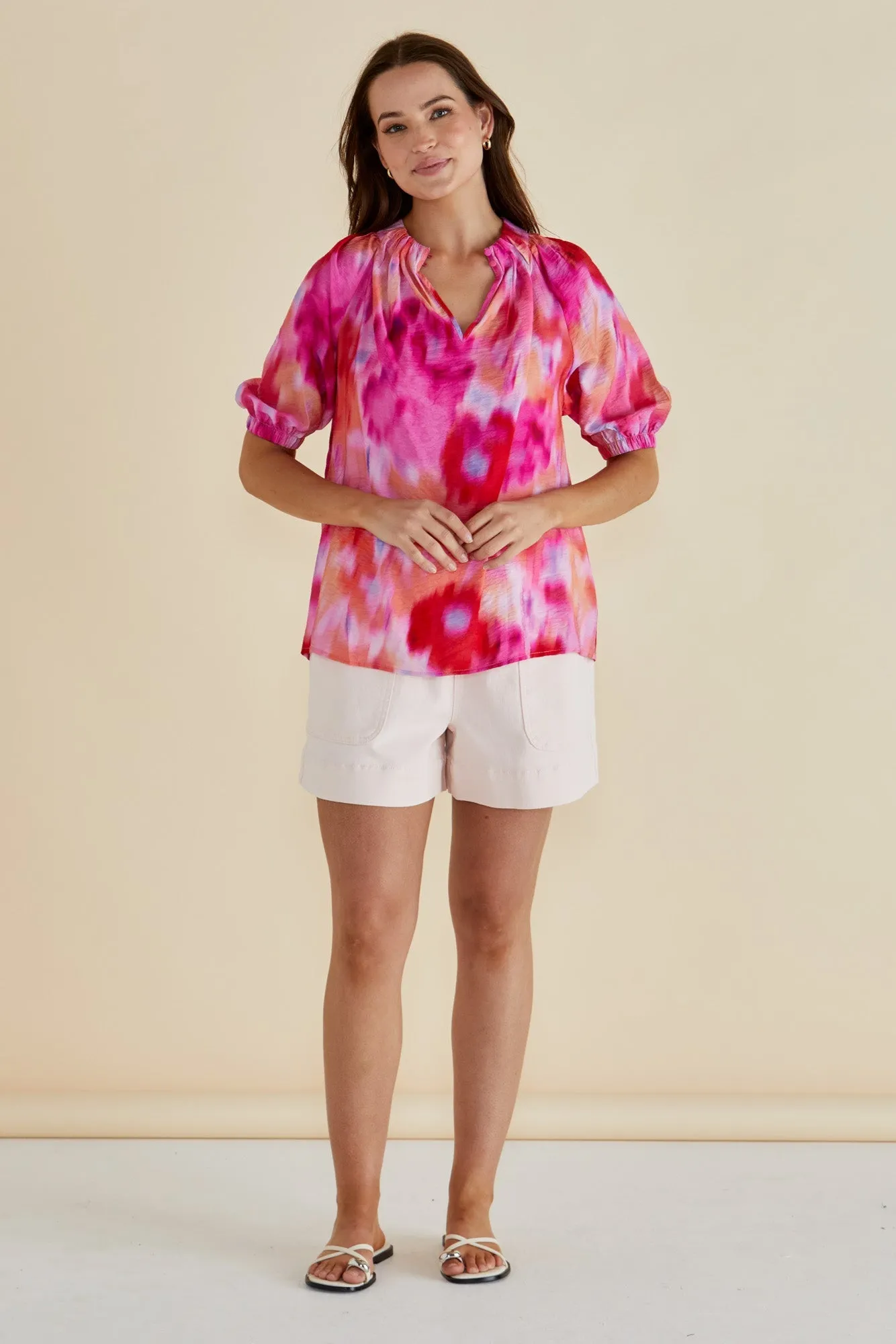 Betty Basics Joanne Blouse Floral Abstract Print sold by Shine On product image thumbnail 2