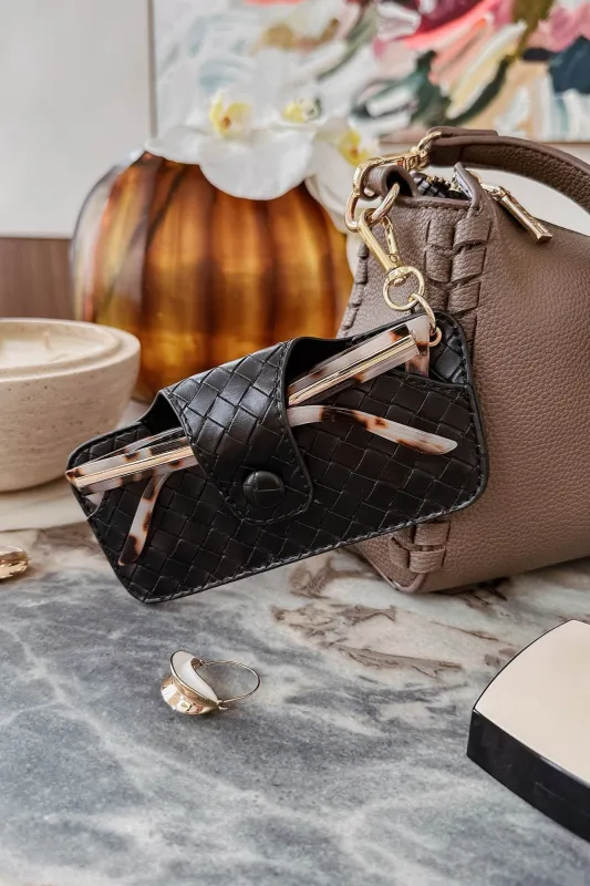 Louenhide Skittle Sunglasses Case Woven Black sold by Shine On