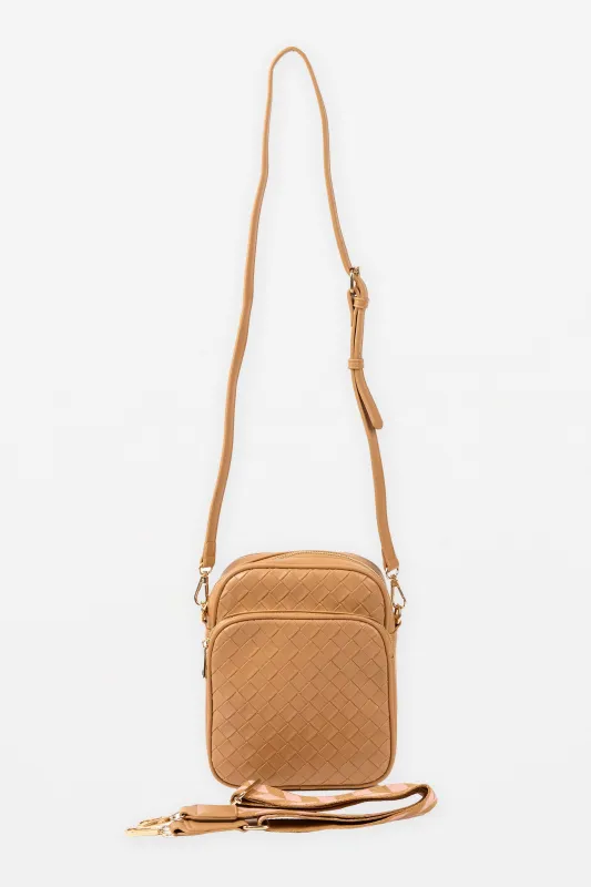 Stella + Gemma Liberty Cross Body Bag Camel sold by Shine On