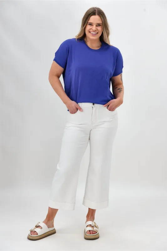 Shine On Label Seb Knit Sweater Blue sold by Shine On