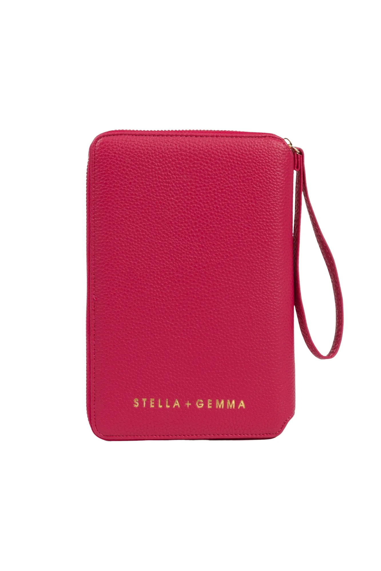 Stella + Gemma Getaway Travel Wallet Raspberry sold by Shine On