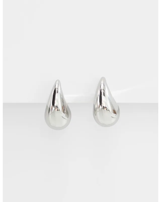 Stella + Gemma Tear Drop Earring Silver sold by Shine On