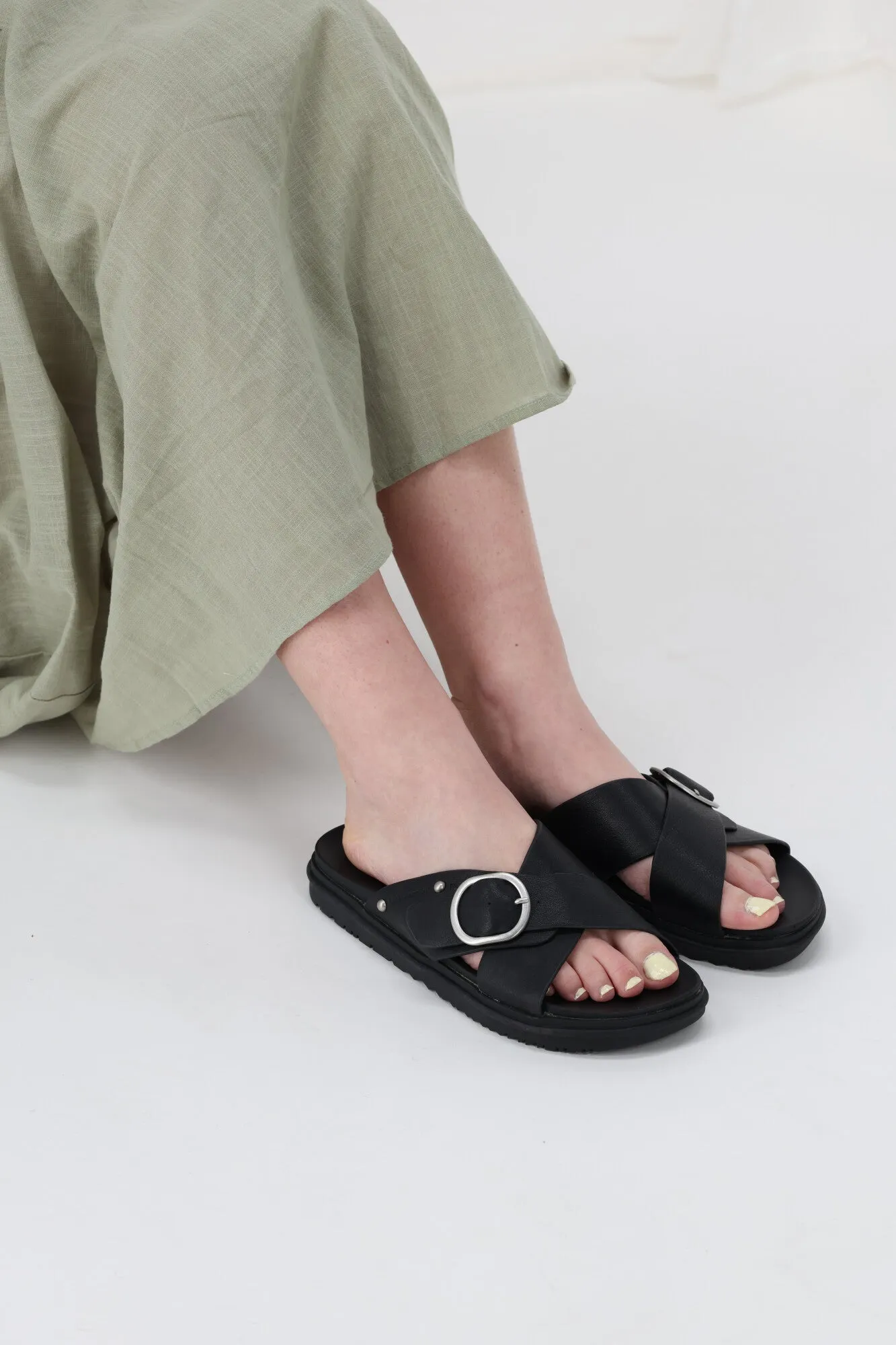 Emu Ebony Sandal Black sold by Shine On product image thumbnail 2