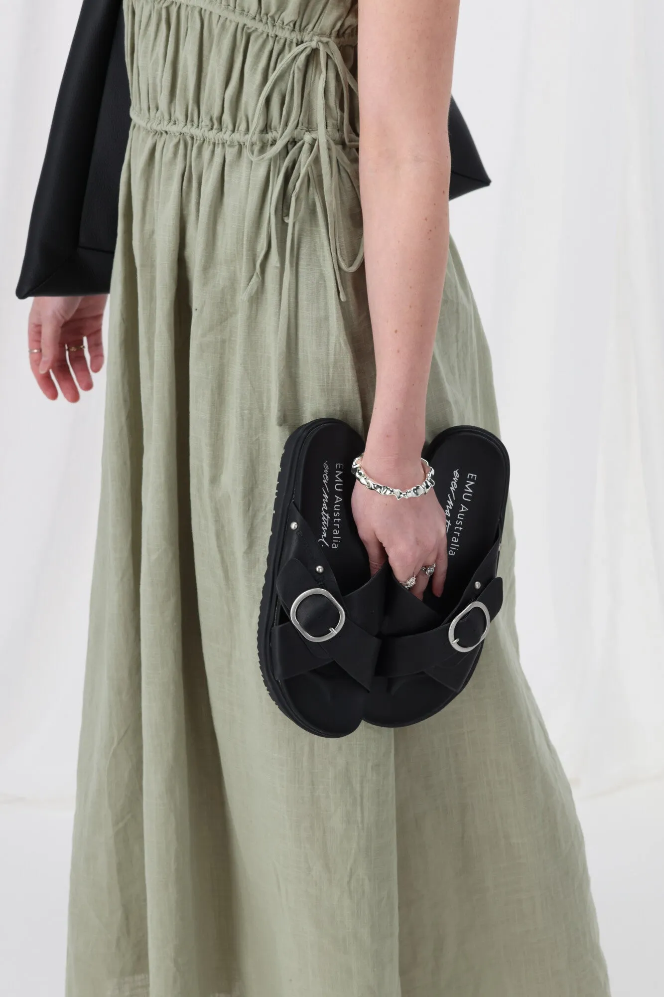 Emu Ebony Sandal Black sold by Shine On product image thumbnail 4