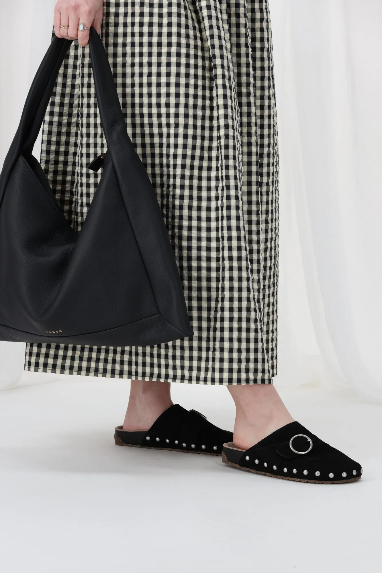 Emu Amber Sandal Black sold by Shine On