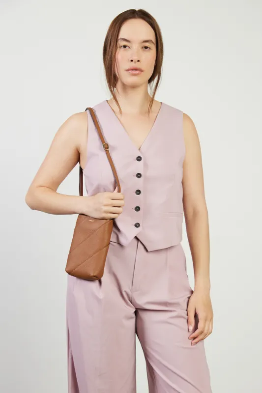 Saben Maggie Crossbody Tan Bias sold by Shine On
