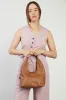 Saben Kiki Shoulder Bag Tan Lightly Milled sold by Shine On
