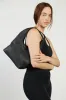 Saben Kiki Shoulder Bag Black Lightly Milled sold by Shine On