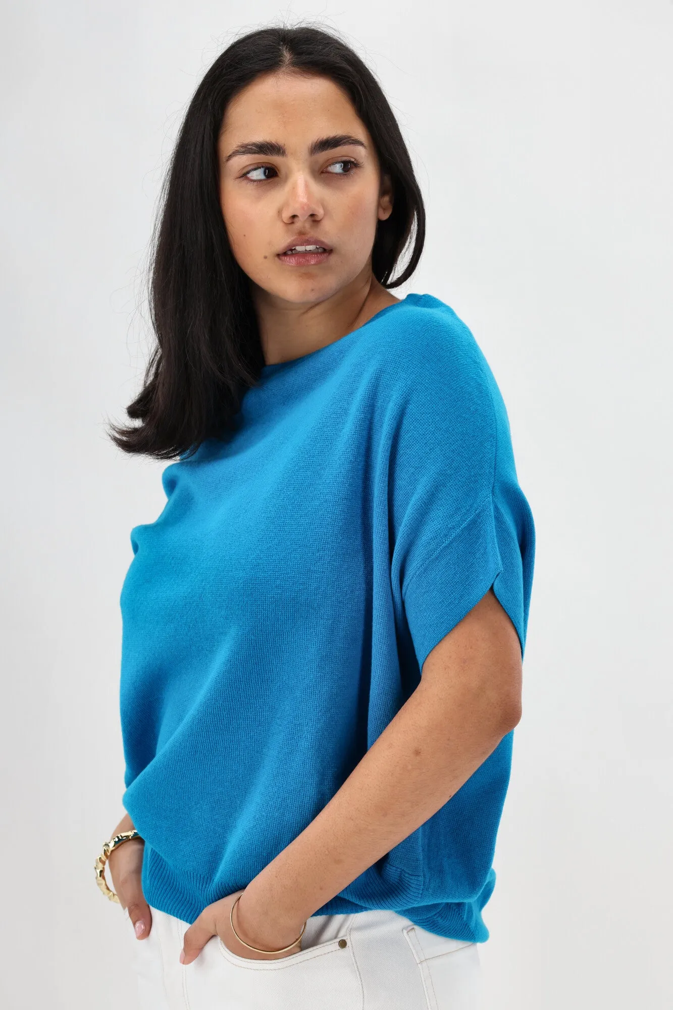 Shine On Label Blaise Slouchy Knit Blue sold by Shine On product image thumbnail 5