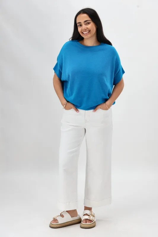 Shine On Label Blaise Slouchy Knit Blue sold by Shine On