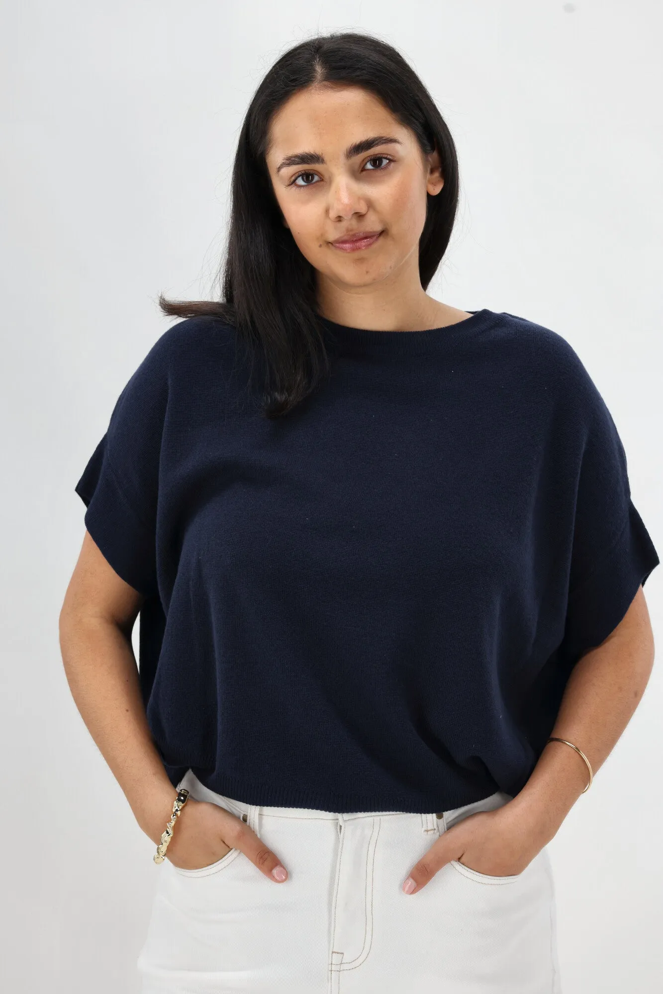 Shine On Label Blaise Slouchy Knit Midnight sold by Shine On product image thumbnail 4