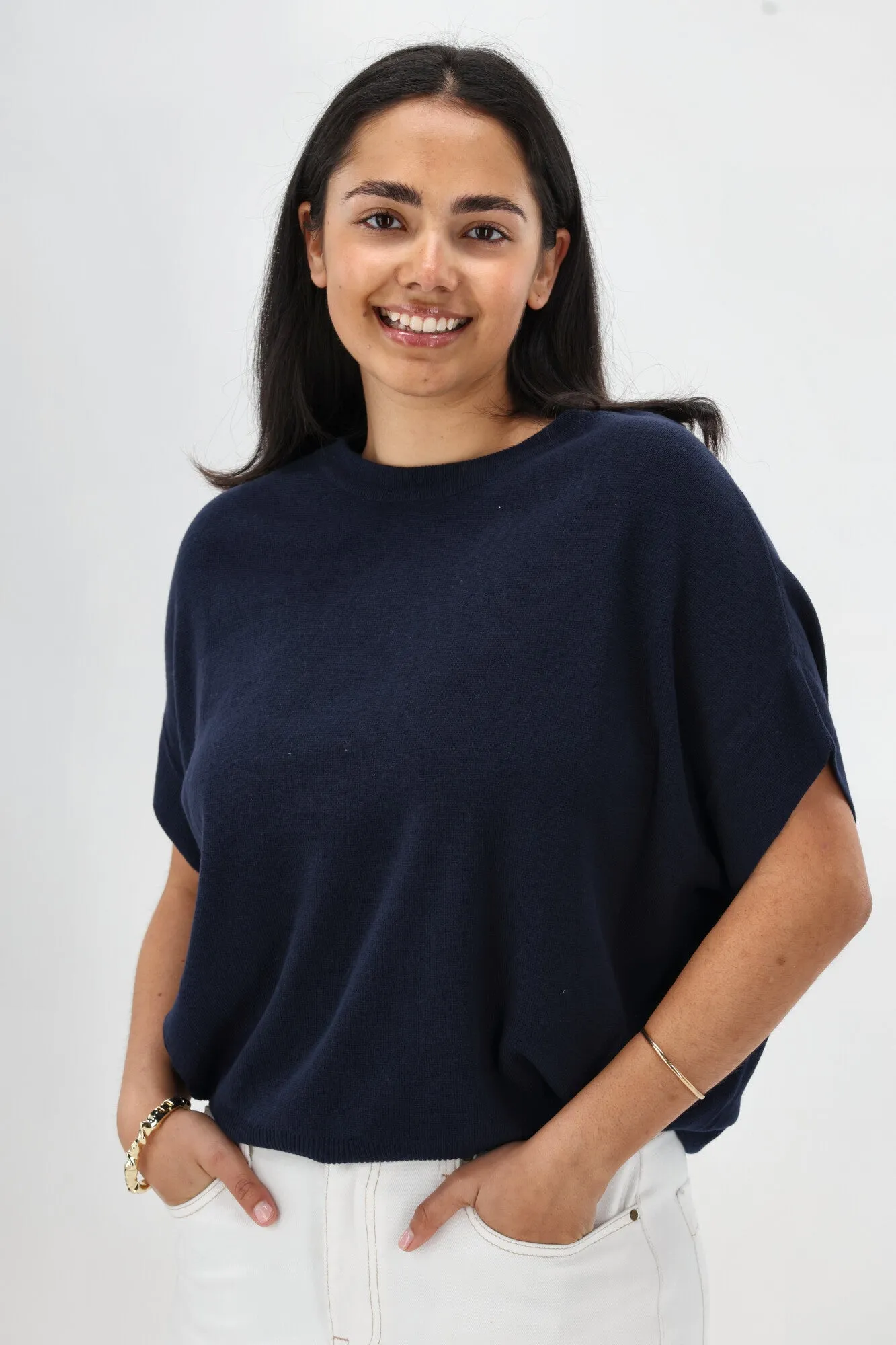 Shine On Label Blaise Slouchy Knit Midnight sold by Shine On product image thumbnail 2