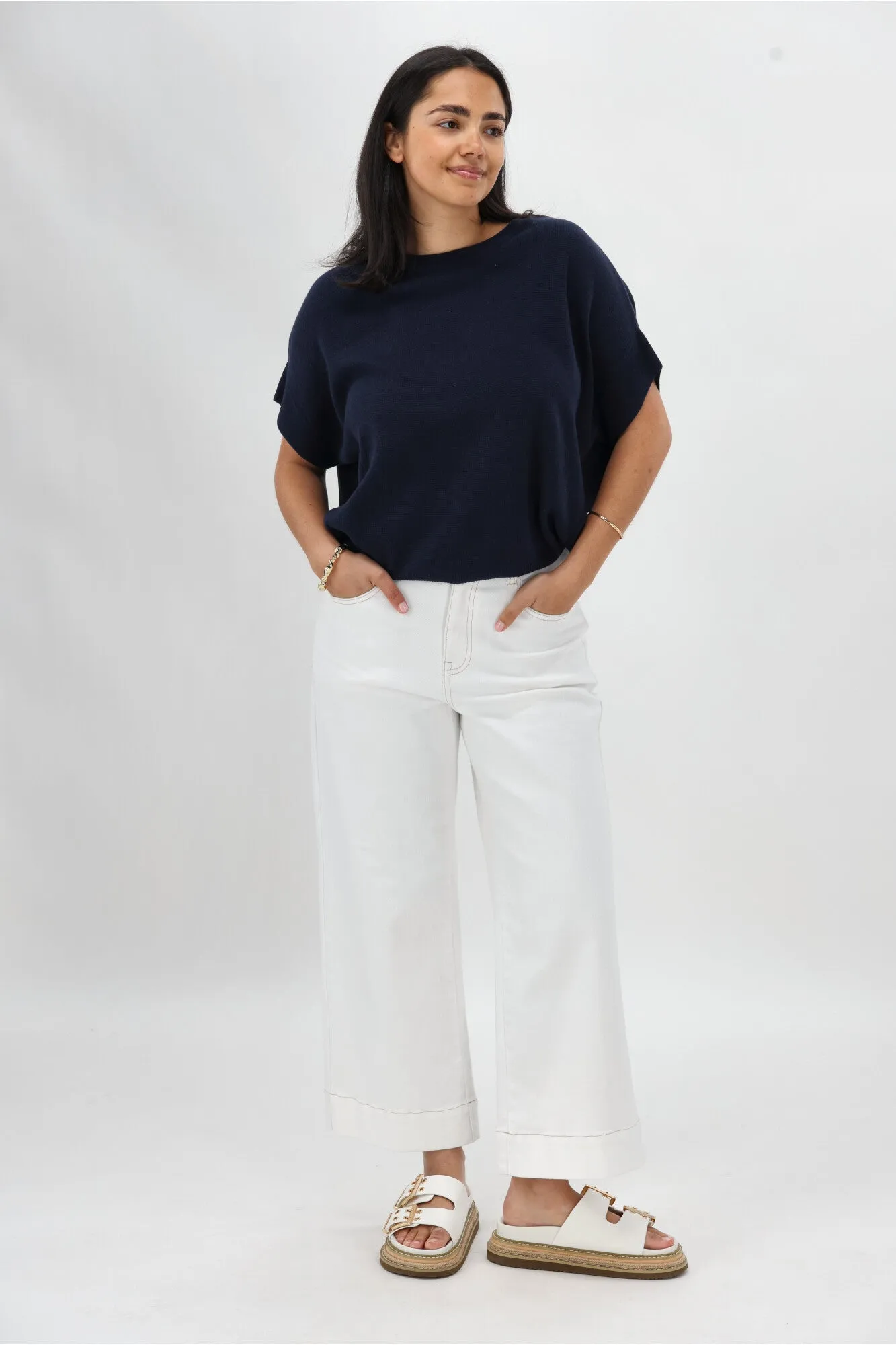 Shine On Label Blaise Slouchy Knit Midnight sold by Shine On product image thumbnail 3