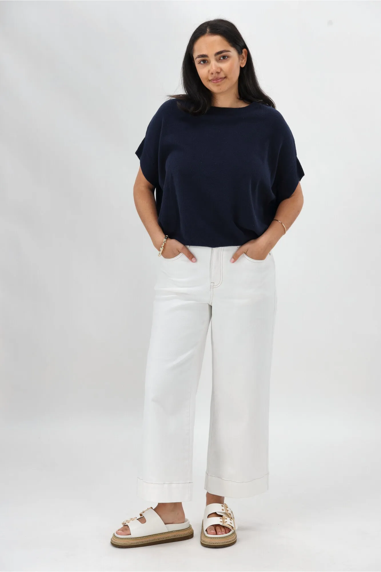 Shine On Label Blaise Slouchy Knit Midnight sold by Shine On