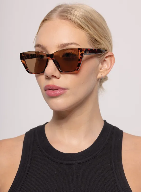 Otra Belle Sunglasses Tort Brown sold by Shine On
