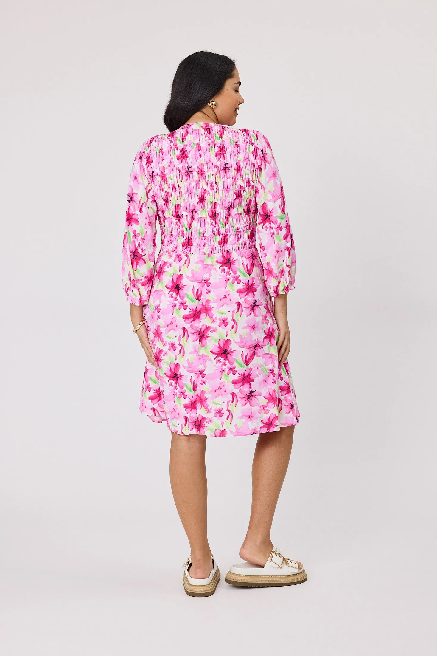 Sunday Boho Bella Floral Dress Pink sold by Shine On product image thumbnail 5