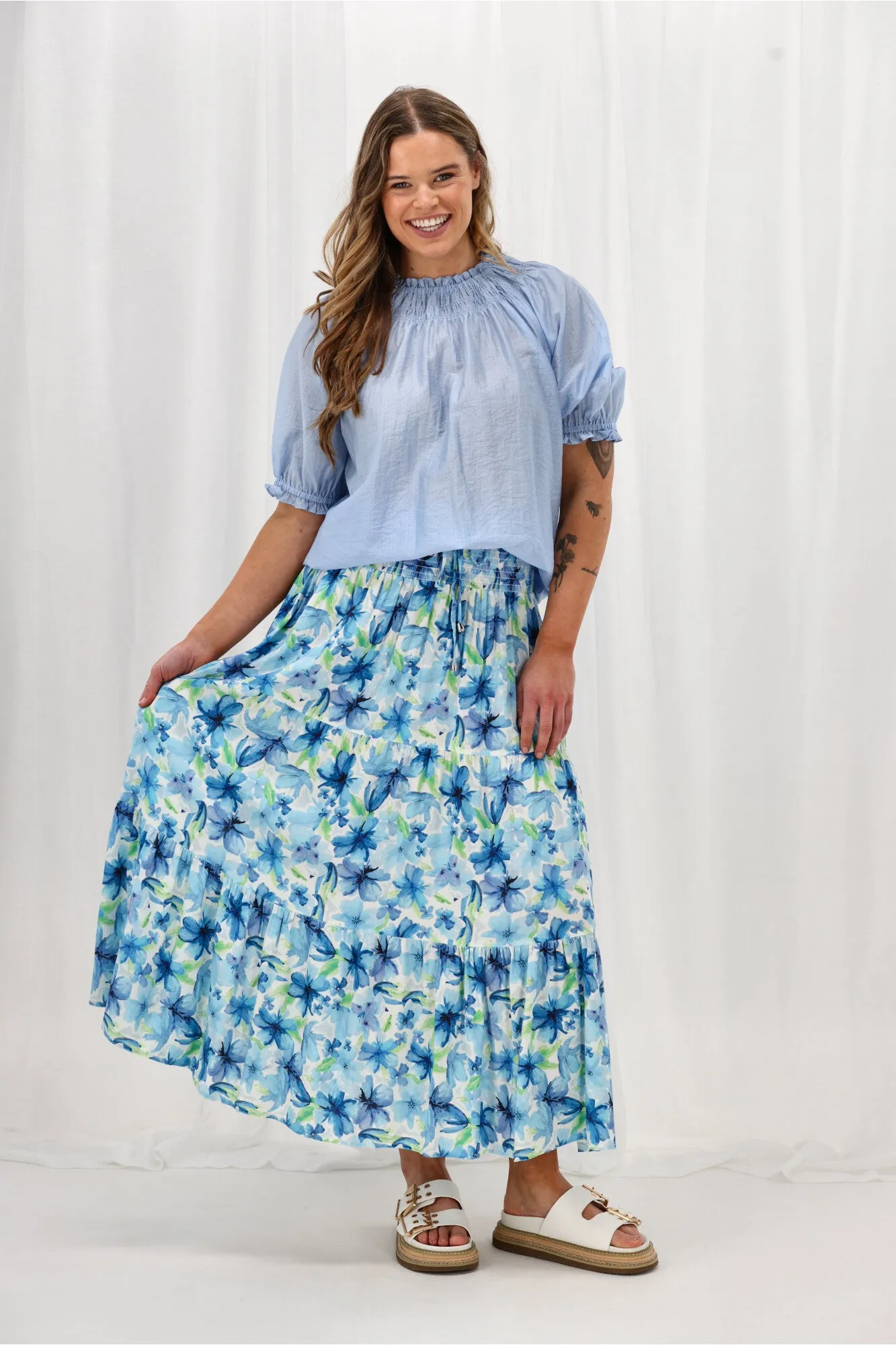 Sunday Boho Bella Skirt Blue sold by Shine On product image thumbnail 5