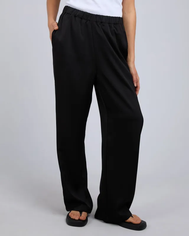 Silent Theory Raya Pant Black sold by Shine On