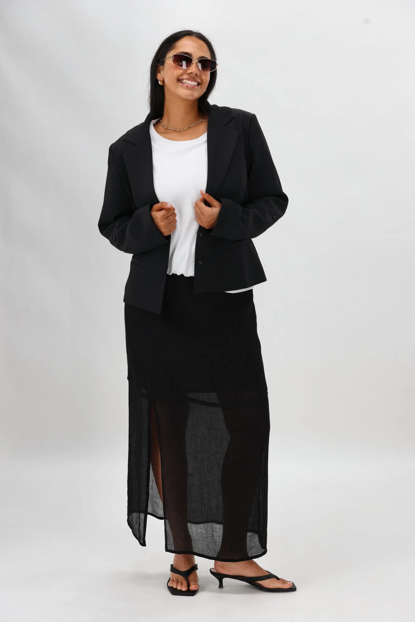 Ayva Tessa Maxi Skirt Black sold by Shine On product image thumbnail 5