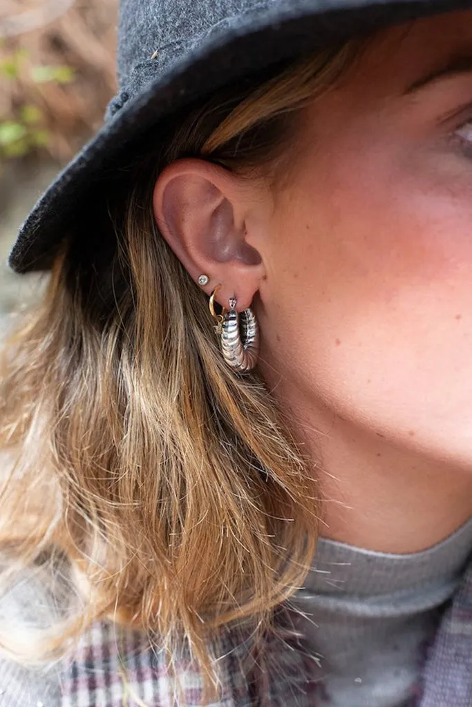 Antler Paris Spiral Hoop Silver sold by Shine On product image thumbnail 2