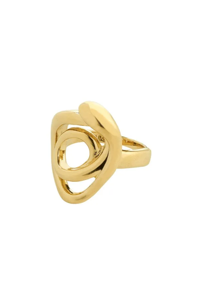Pilgrim Diego Recycled Ring Gold Plated sold by Shine On product image thumbnail 2
